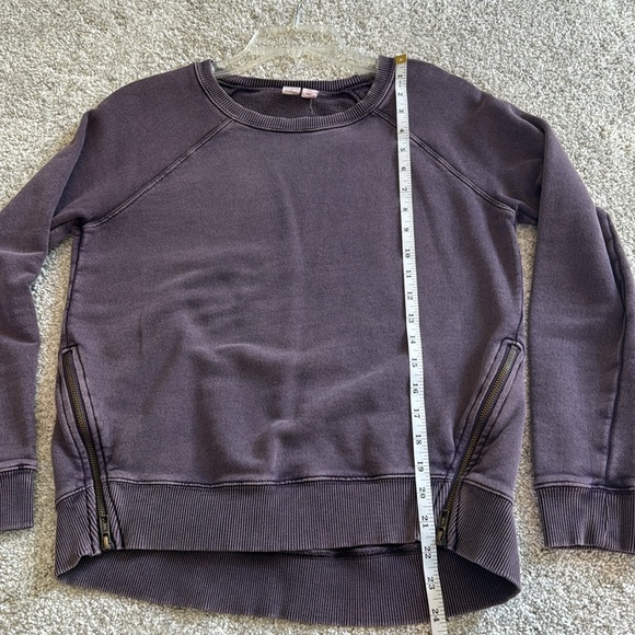 Melrose & Market purple zipper crewneck sweatshirt. XS - Picture 9 of 12